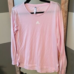 Adidas Light Pink Crew Neck Shirt